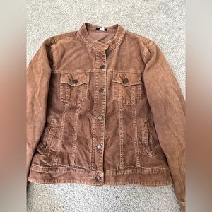 J. Crew Brown Corduroy Jacket Women’s M